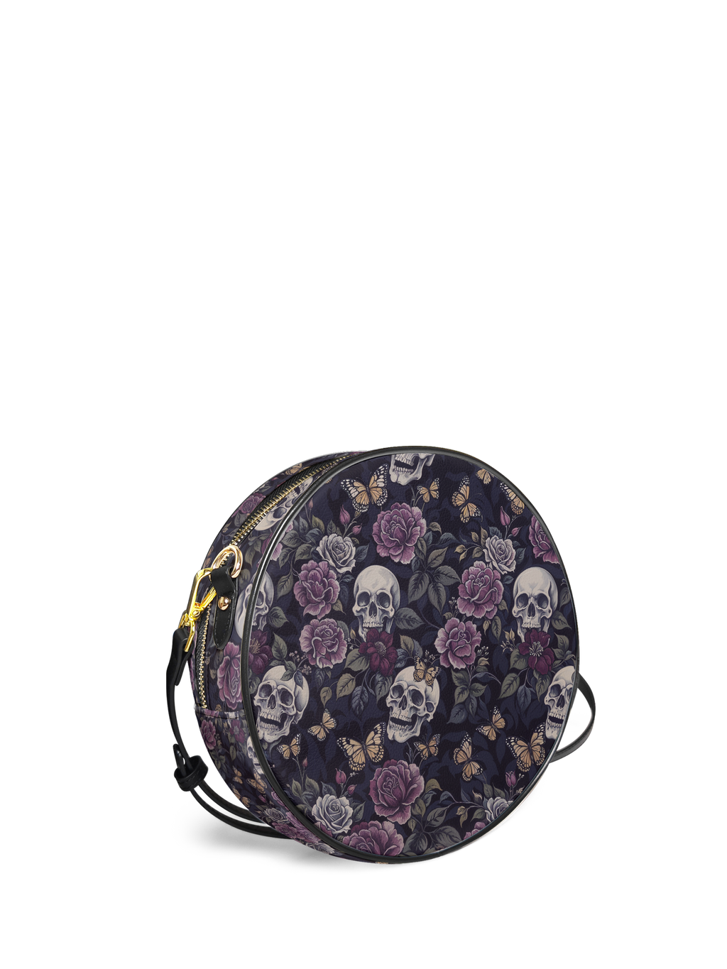 "Noctaflora" Circle Crossbody Bag
