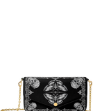 "Mothwing" Envelope Chain Crossbody Bag