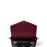 "Mothwing" Envelope Chain Crossbody Bag