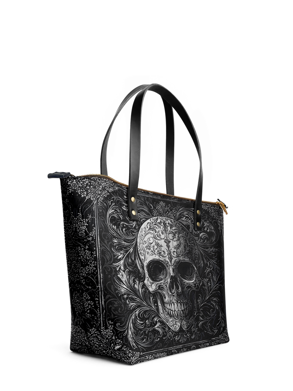 "Obscuria" Leather Tote Bag