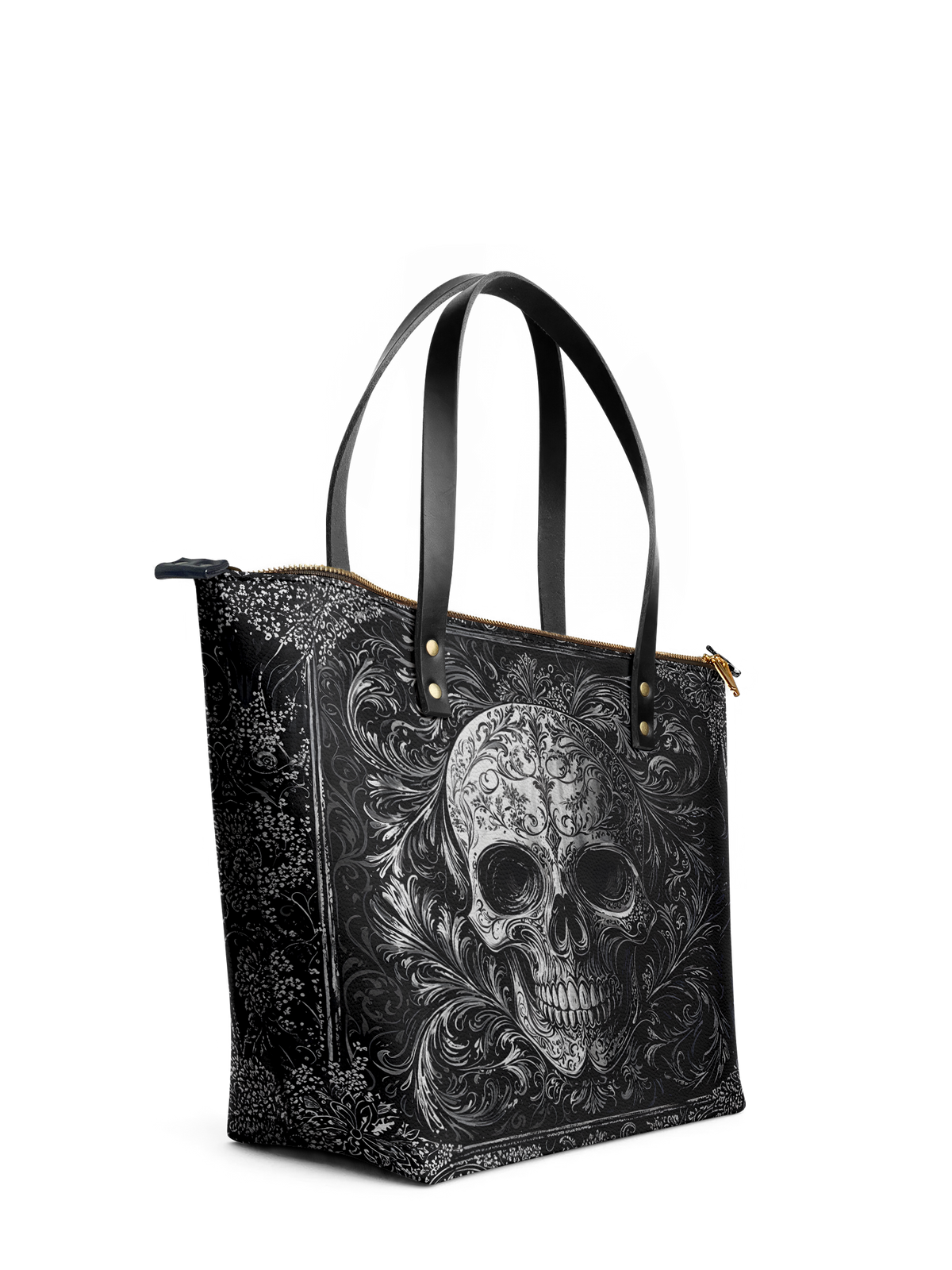 "Obscuria" Leather Tote Bag SPOOKY DEAL