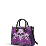 "Bloodrose" Poison Plum Leather Handbag Deal