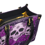 "Bloodrose" Poison Plum Small Leather Bag - 100.1 DEAL