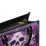 "Bloodrose" Poison Plum Leather Handbag Deal