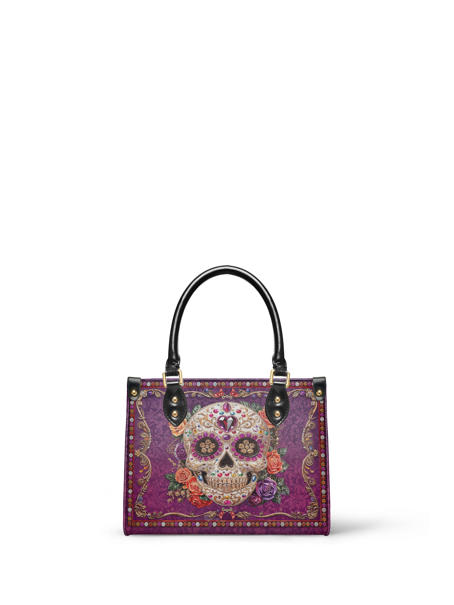 "Catrinelle" - Yellow Interior - Small Leather Handbag