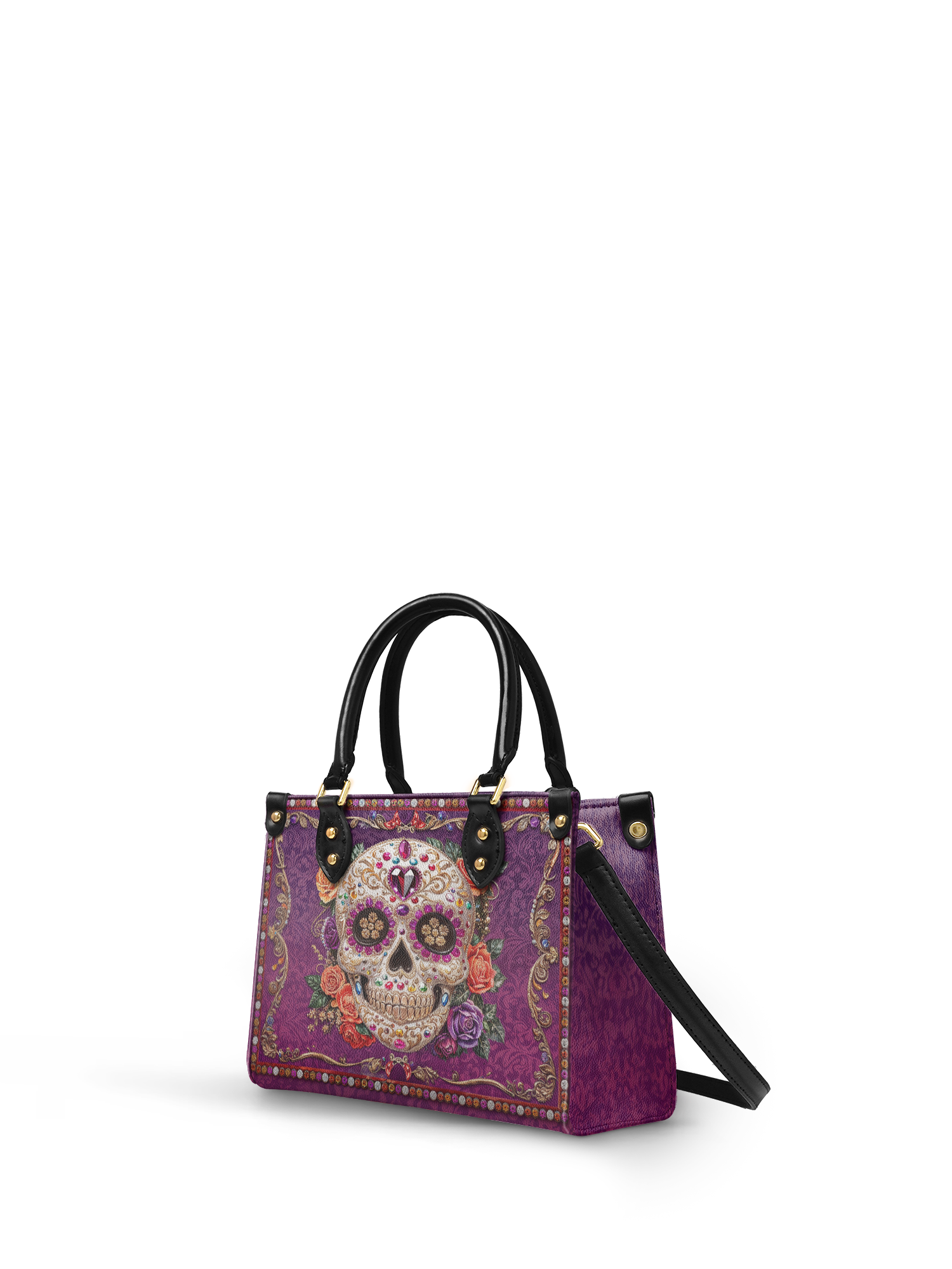 "Catrinelle" - Yellow Interior - Small Leather Handbag