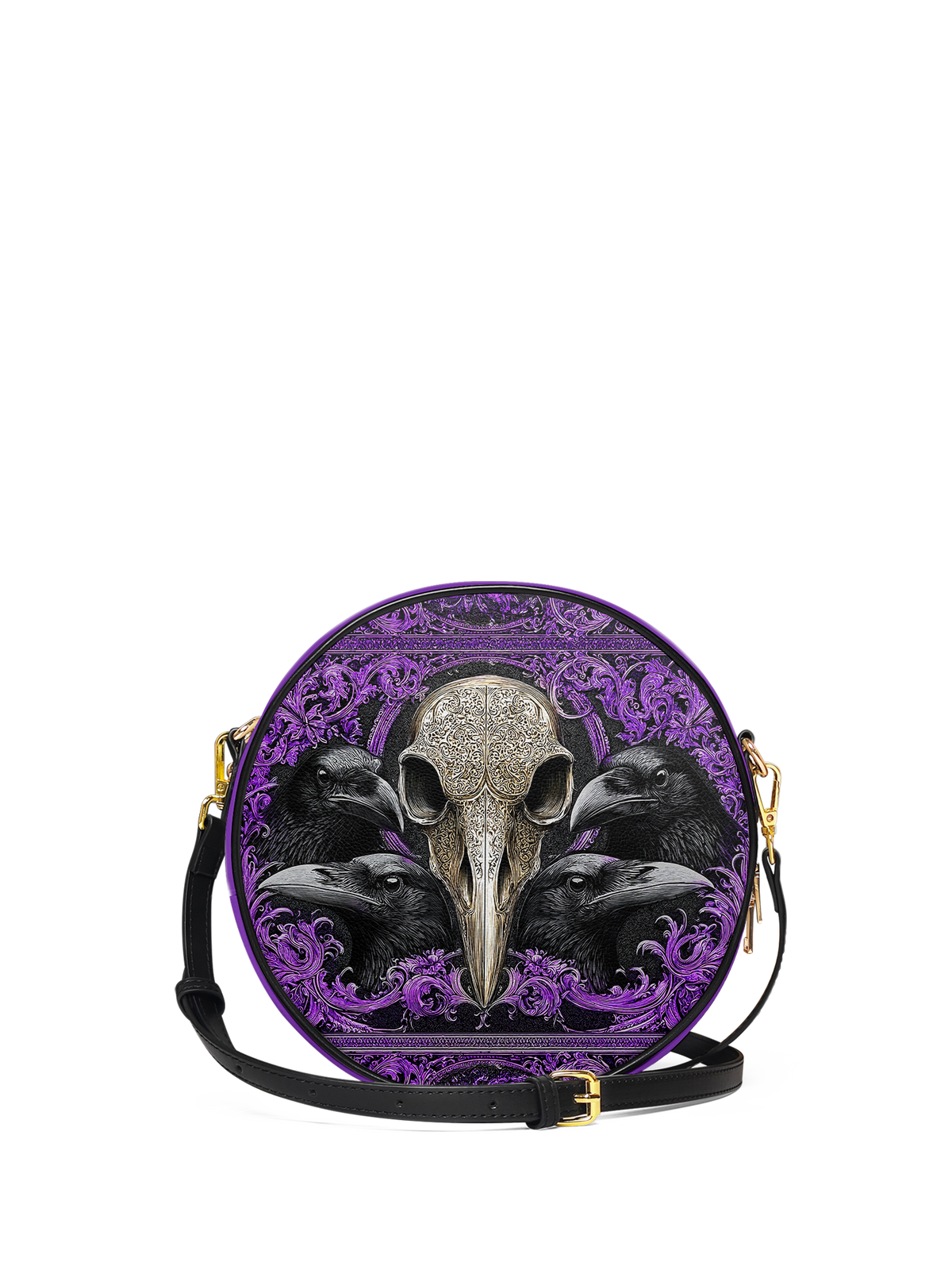 "Corvexia" Circle Crossbody Bag SPOOKY DEAL