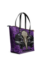 "Corvexia" Leather Tote Bag