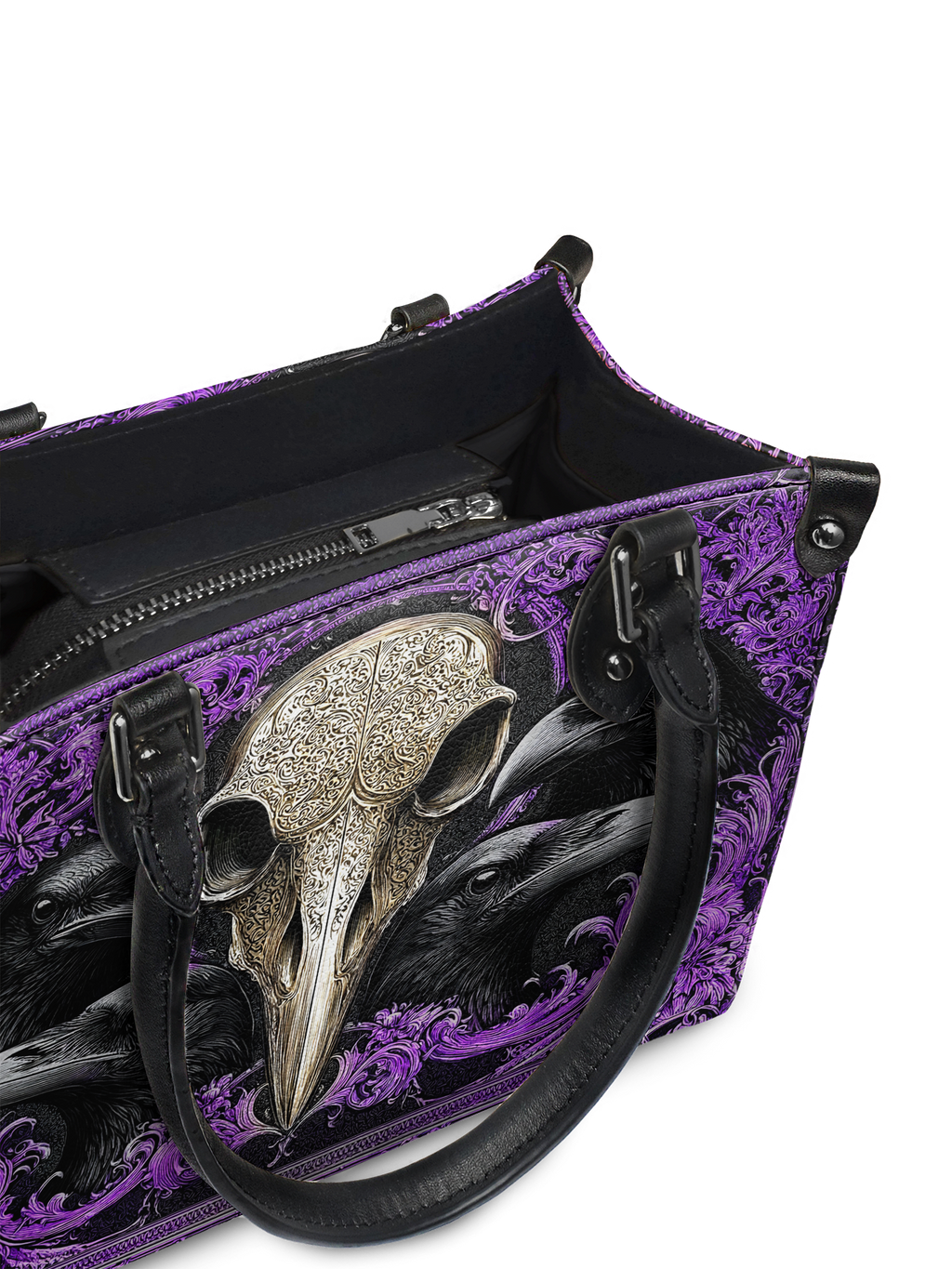 "Corvexia" - Black Interior - Small Leather Handbag