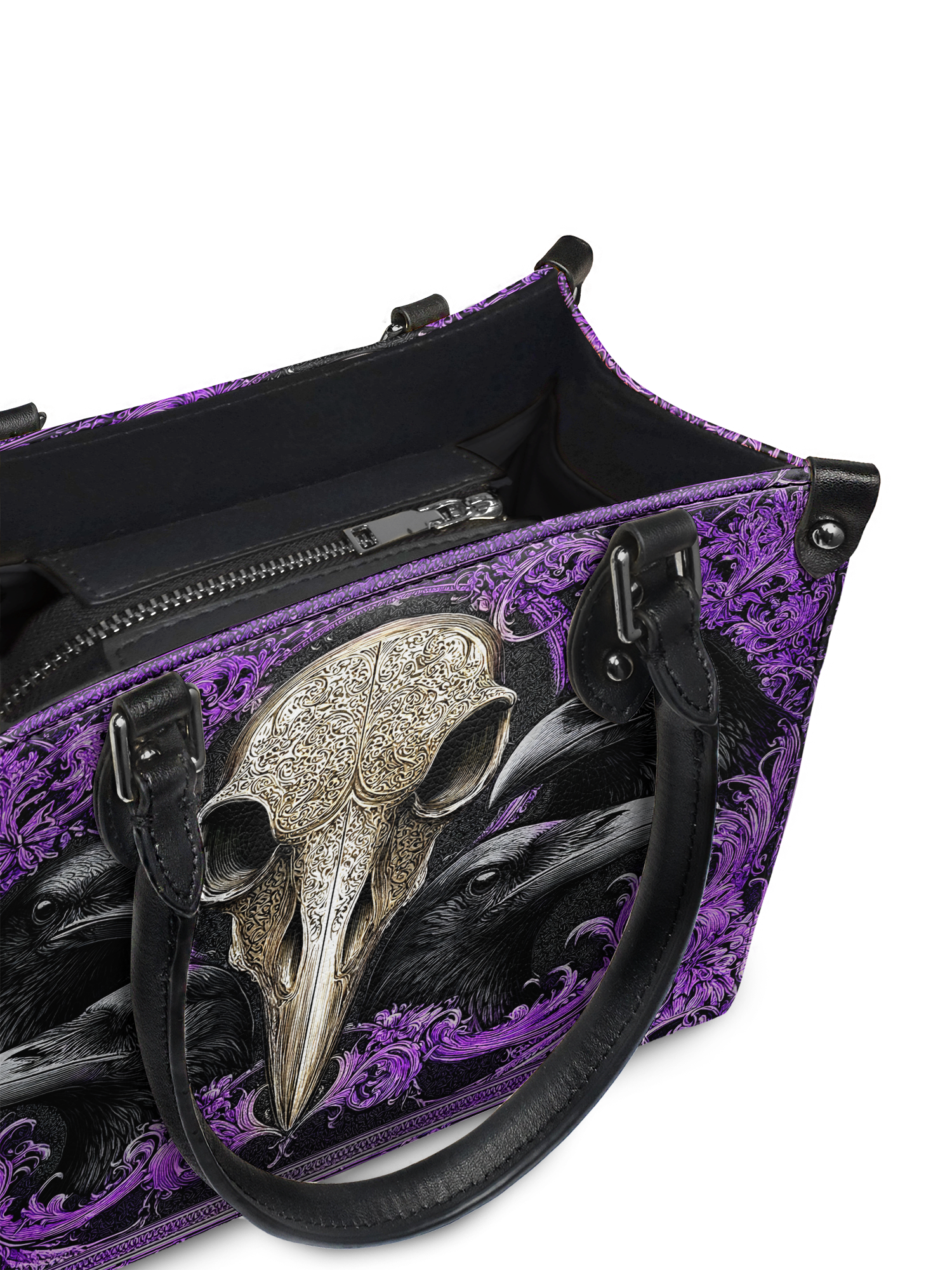 "Corvexia" - Black Interior - Small Leather Handbag