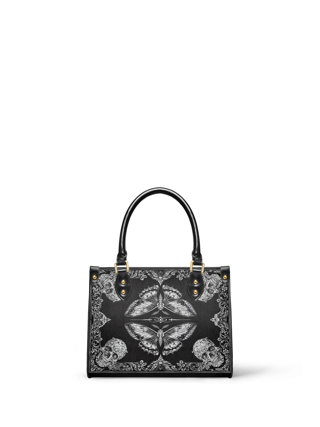 "Mothwing" - Yellow Interior - Small Leather Handbag