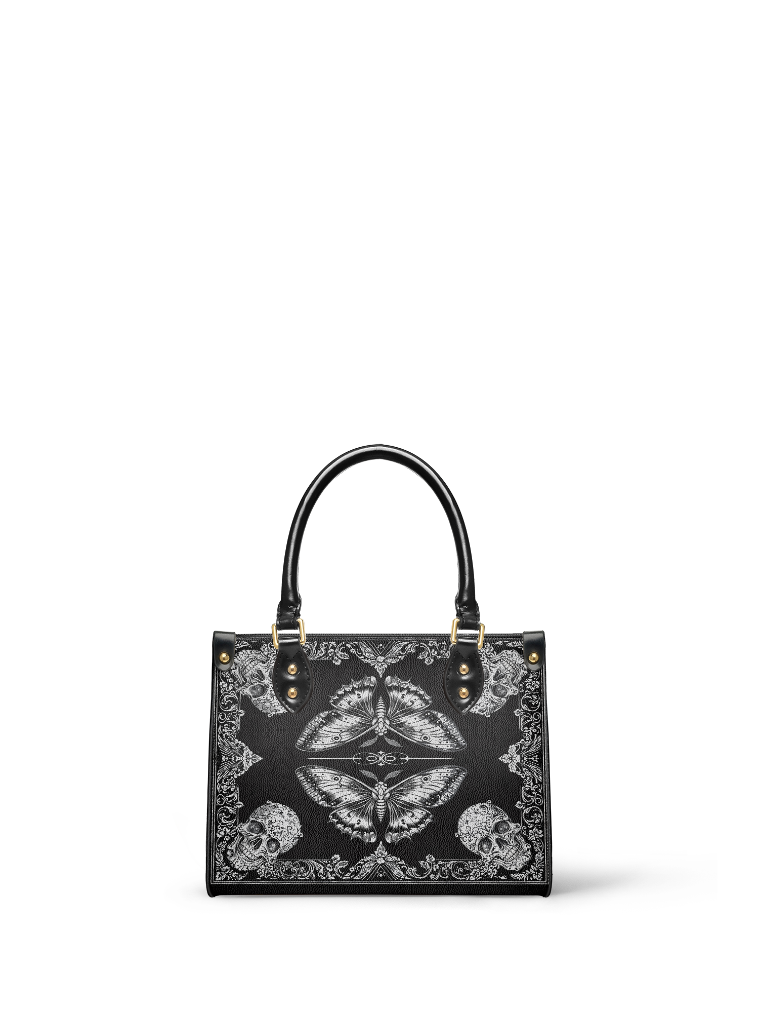 "Mothwing" - Yellow Interior - Small Leather Handbag