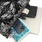 "Mothwing" Leather Bag Matching SANTA Combo