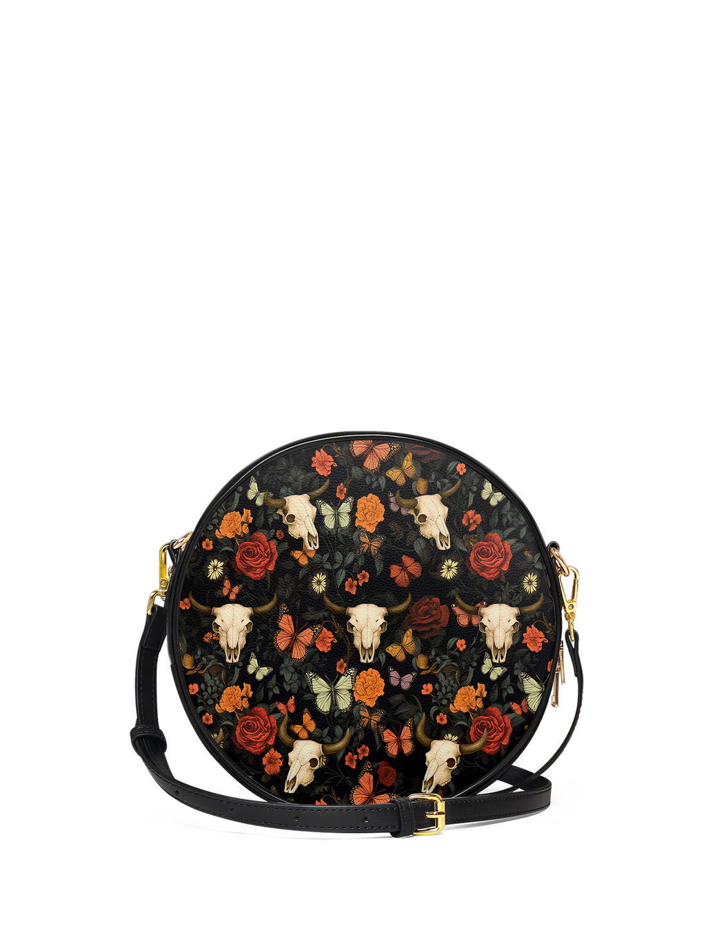 "Thornfall" Circle Crossbody Bag