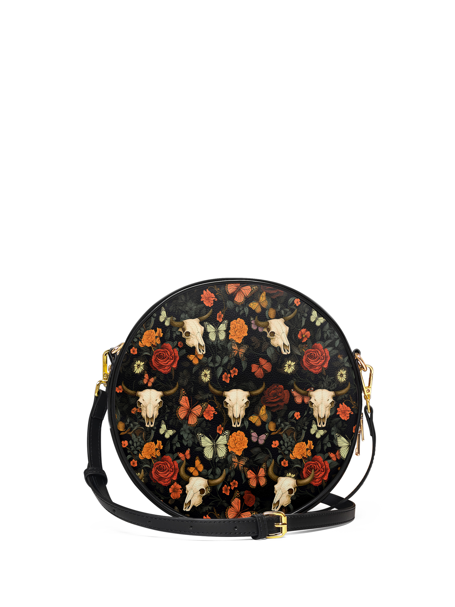 "Thornfall" Circle Crossbody Bag