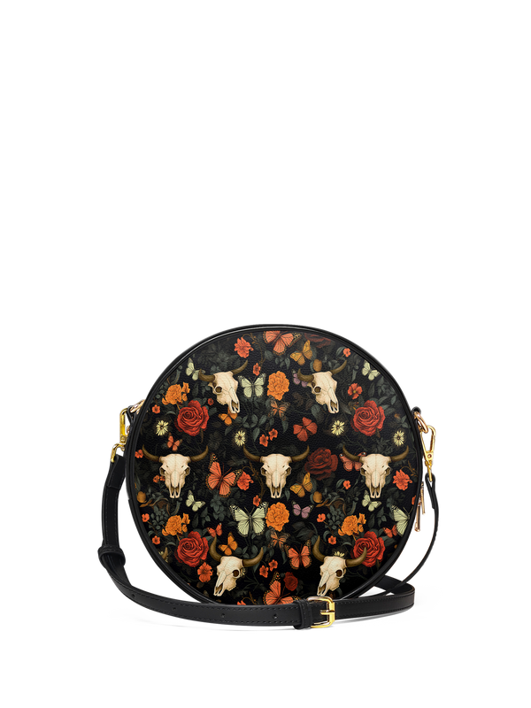 "Thornfall" Circle Crossbody Bag