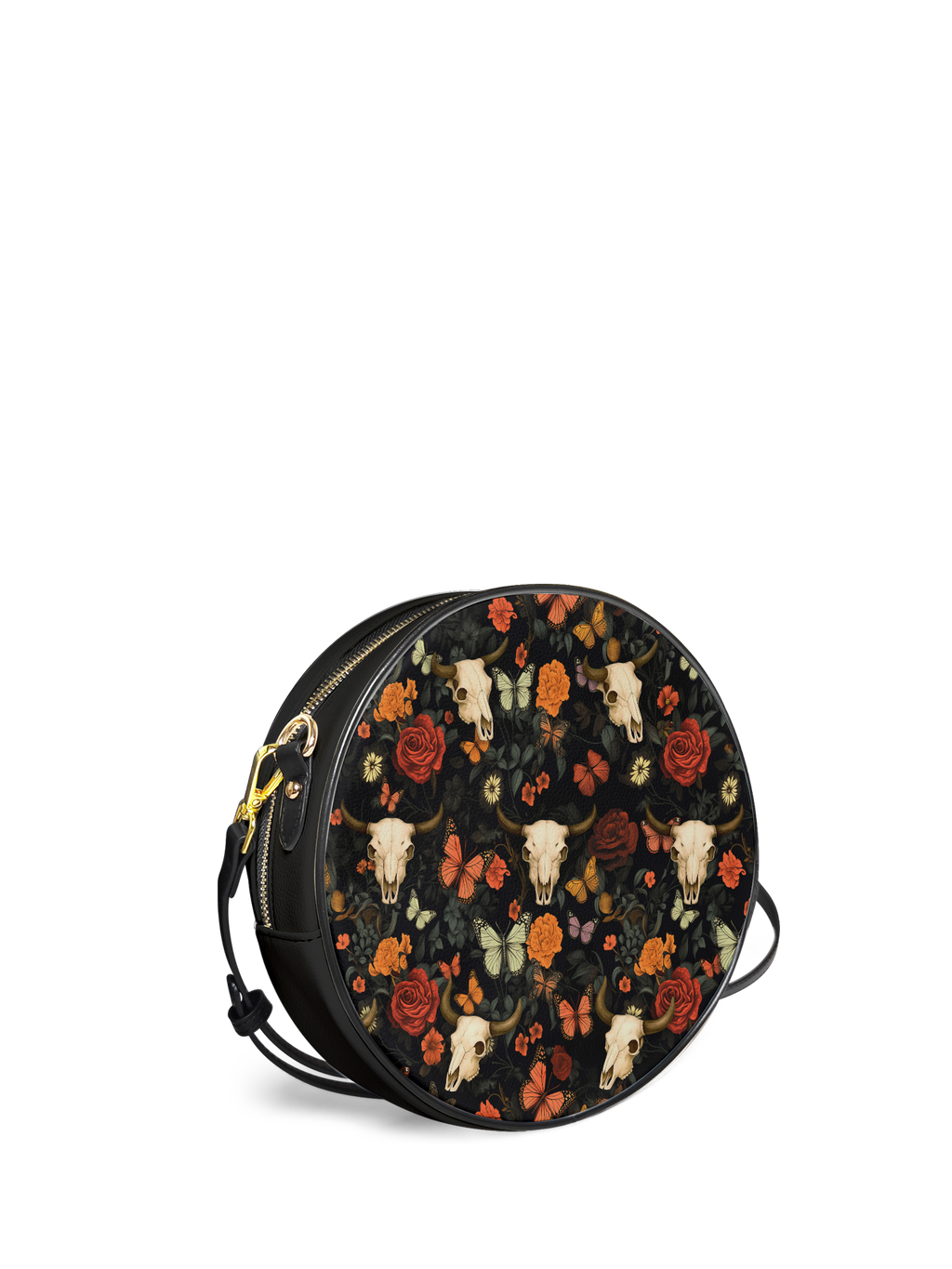 "Thornfall" Circle Crossbody Bag