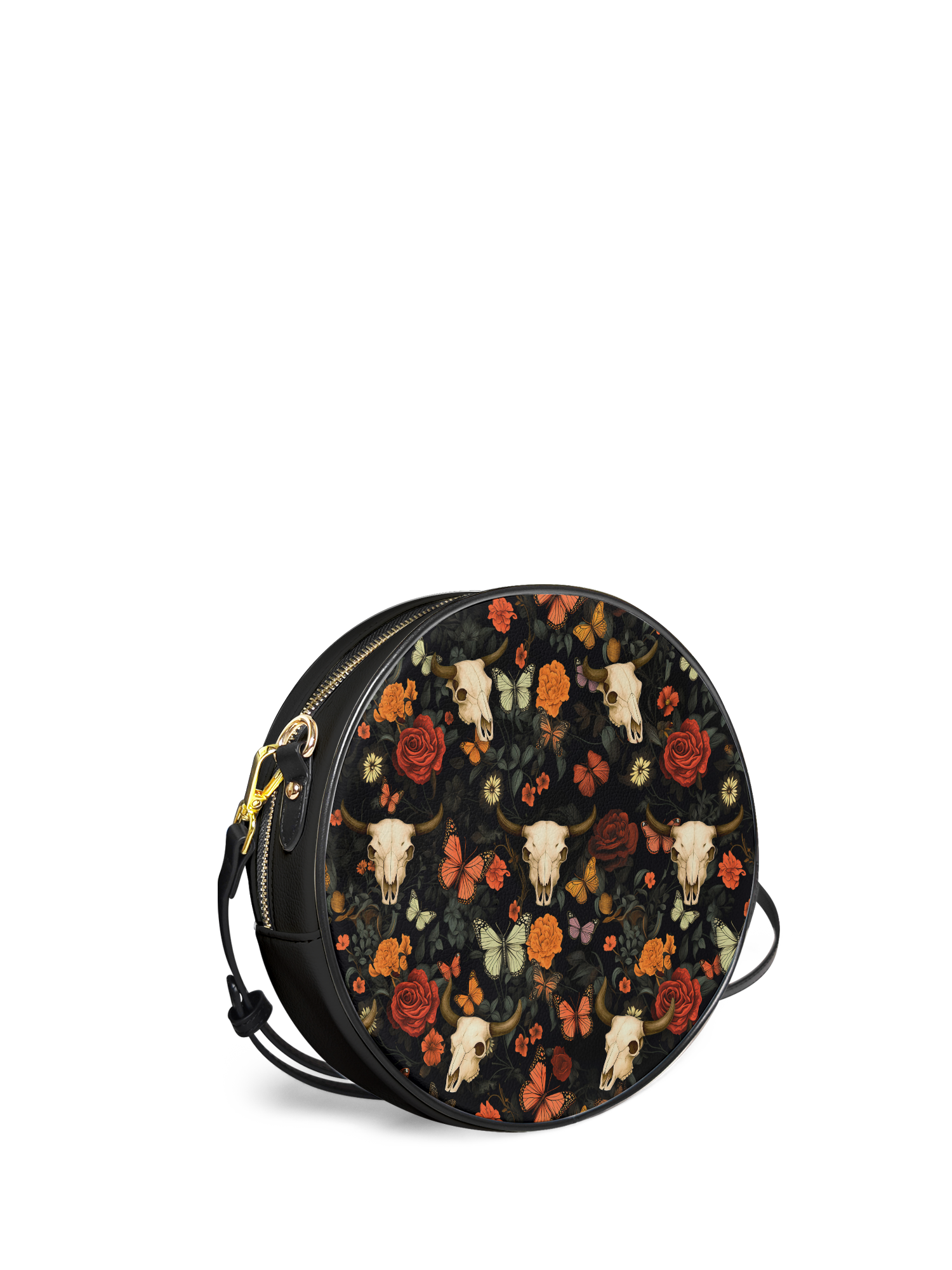 "Thornfall" Circle Crossbody Bag