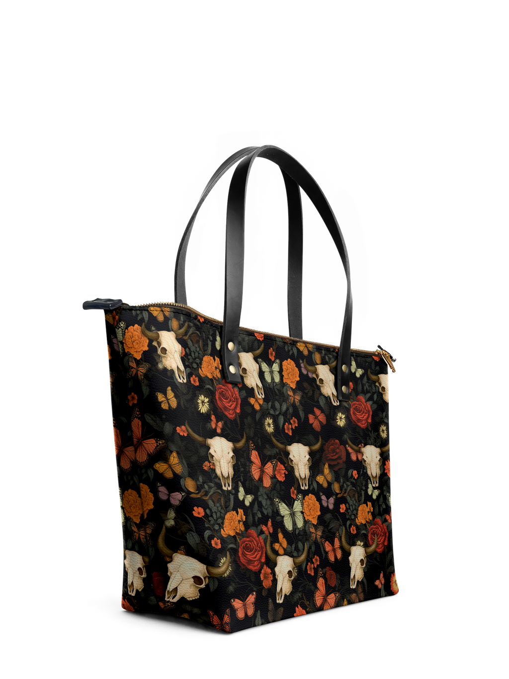 "Thornfall" Leather Tote Bag