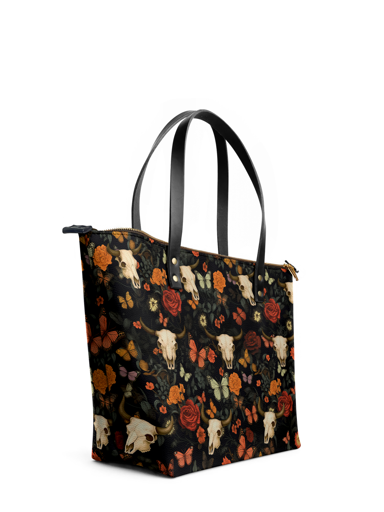 "Thornfall" Leather Tote Bag