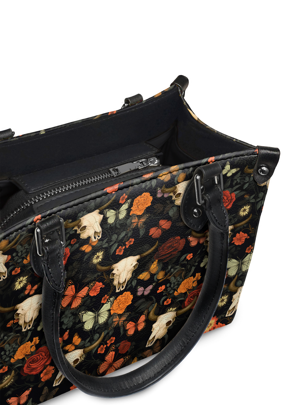"Thornfall" - Black Interior - Small Leather Handbag