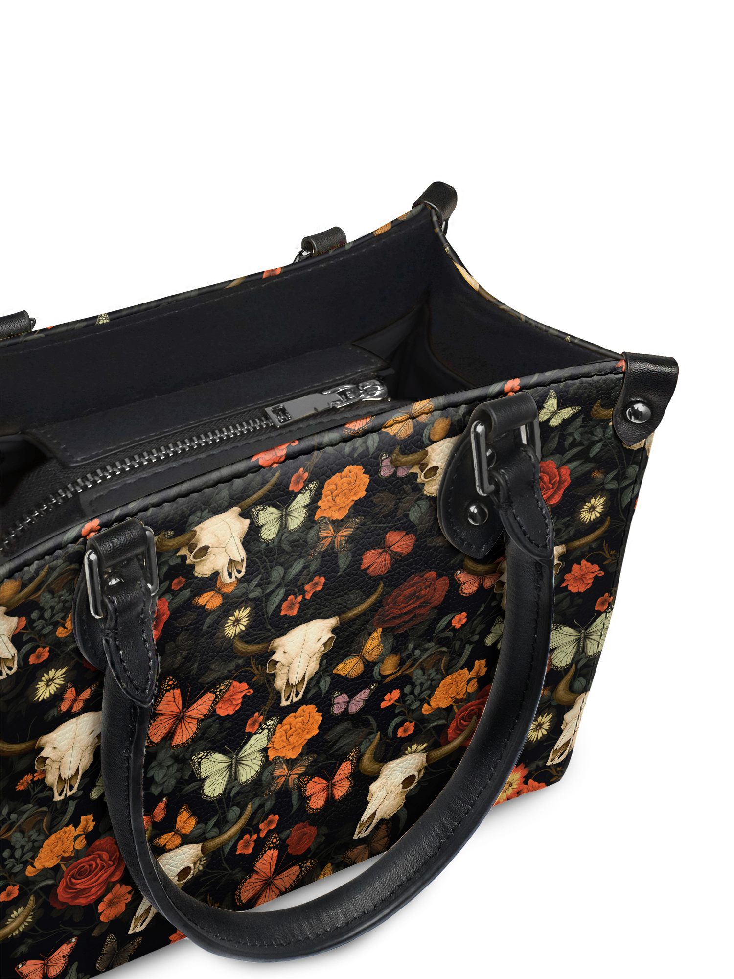 "Thornfall" - Black Interior - Small Leather Handbag