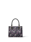 "Noctaflora" - Yellow Interior - Small Leather Handbag