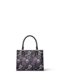 "Noctaflora" - Yellow Interior - Small Leather Handbag
