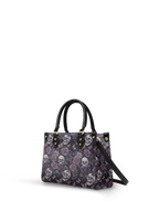 "Noctaflora" - Yellow Interior - Small Leather Handbag