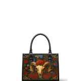 "Rosethorn" - Black Interior - Small Leather Handbag