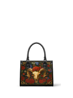 "Rosethorn" - Black Interior - Small Leather Handbag
