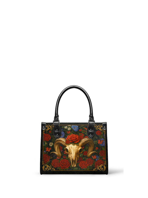 "Rosethorn" - Black Interior - Small Leather Handbag
