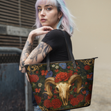 "Rosethorn" Leather Tote Bag