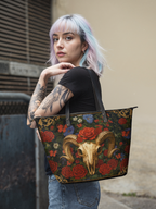 "Rosethorn" Leather Tote Bag