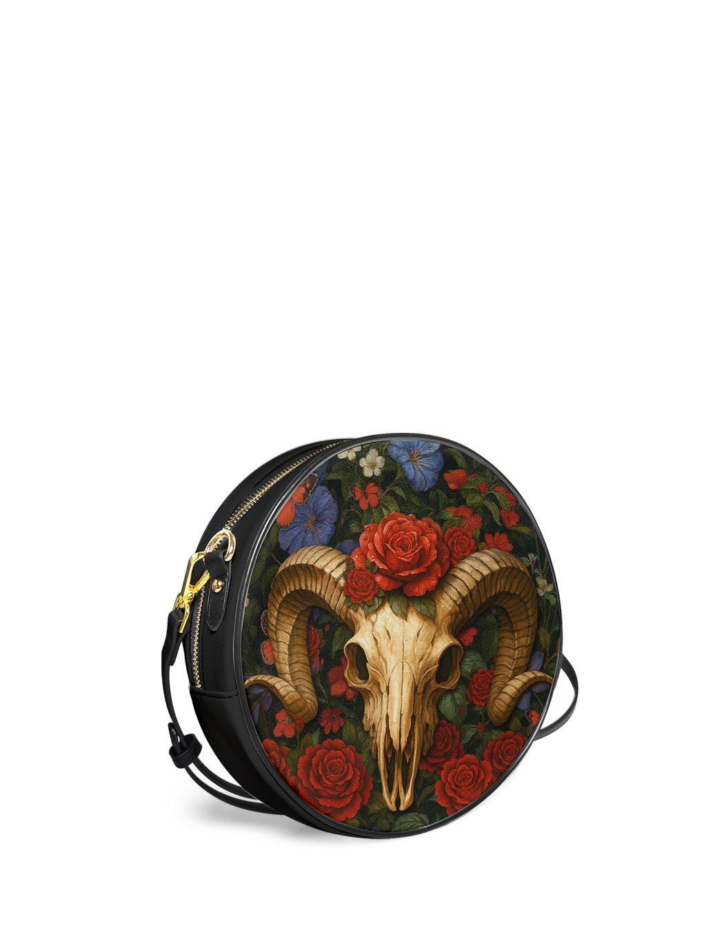 "Rosethorn" Circle Crossbody Bag