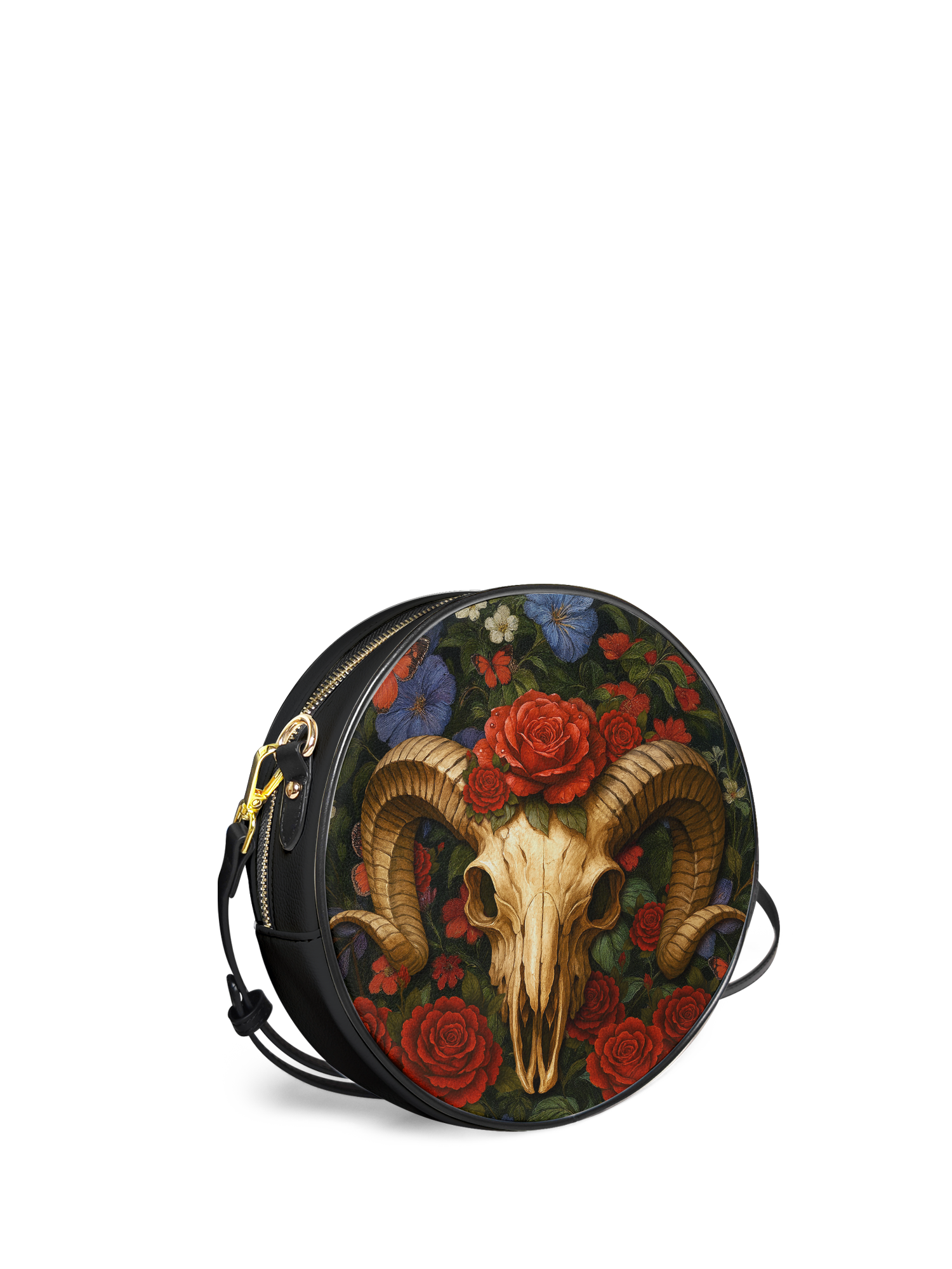 "Rosethorn" Circle Crossbody Bag