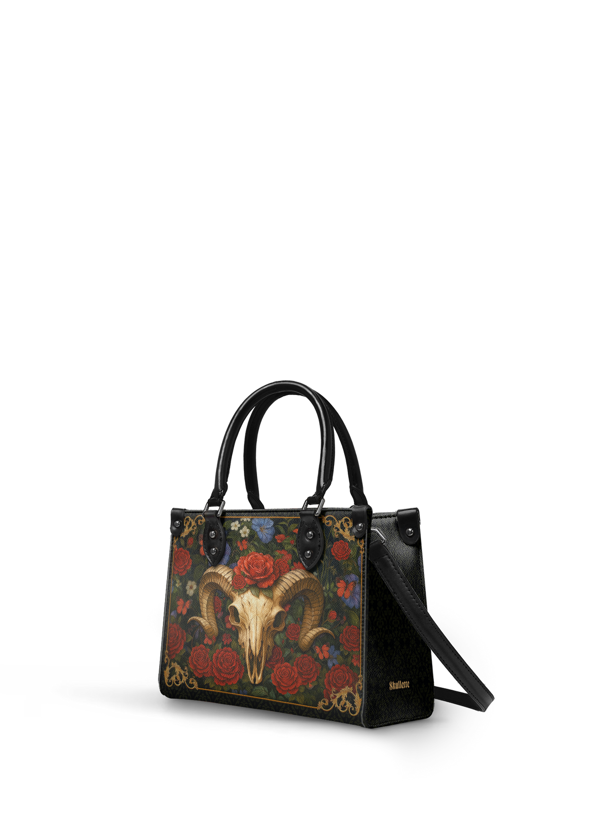"Rosethorn" - Black Interior - Small Leather Handbag