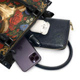 "Rosethorn" - Black Interior - Small Leather Handbag