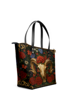 "Rosethorn" Leather Tote Bag