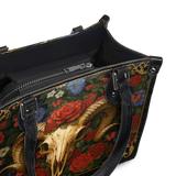 "Rosethorn" - Black Interior - Small Leather Handbag