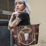 "Hexram" Leather Tote Bag