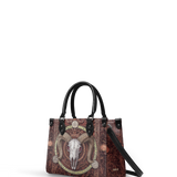 "Hexram" - Black Interior - Small Leather Handbag - 100.1 DEAL