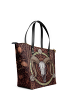"Hexram" Leather Tote Bag