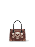"Triskelion" - Black Interior - Small Leather Handbag