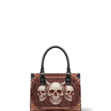 "Triskelion" - Black Interior - Small Leather Handbag - 100.1 DEAL