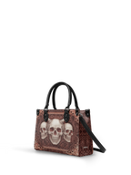 "Triskelion" - Black Interior - Small Leather Handbag