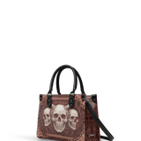 "Triskelion" - Black Interior - Small Leather Handbag - 100.1 DEAL