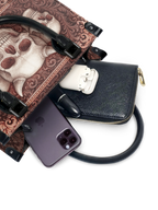 "Triskelion" - Black Interior - Small Leather Handbag