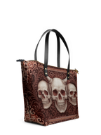 "Triskelion" Leather Tote Bag