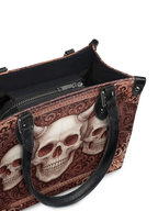 "Triskelion" - Black Interior - Small Leather Handbag